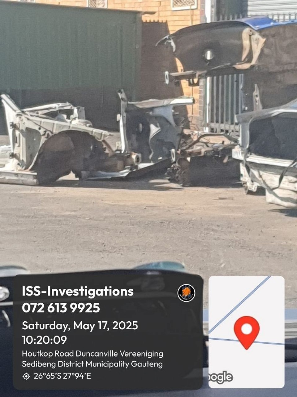 All our photos and Videos are Date, Time, Location and Company Name & Logo stamped